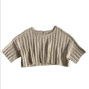 Oversized cropped Free People Sweater